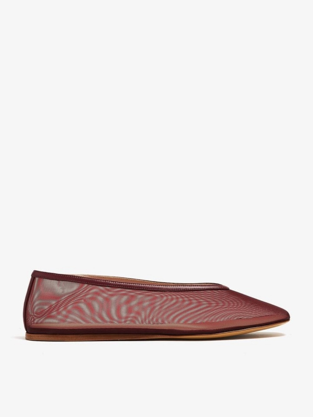 Le Monde Beryl Red Mesh Slippers EU 37 US 7